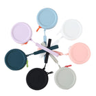 Multifunction Small Round Silicone Coin Purse With Zipper