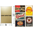 Retro Aluminum-Iron Sheet Wall Decorative Poster & Mural