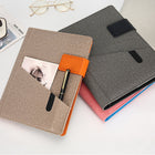 Hardcover Leather Journals With Cell Phone Strap Notebook