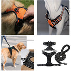 Reflective Night Dog Harness Leash Set