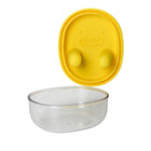 Hands-Free Snack Container With Finger Lid