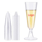 5 Oz Disposable Plastic Champagne Glass