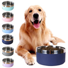 23 Oz Double Layer Stainless Steel Dog Bowl