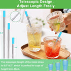 Travel Drinking Straws with Metal Case