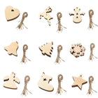 Wooden Christmas Tree Cutout Ornament
