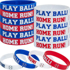 Baseball Bracelet Motivational Silicone Wristband