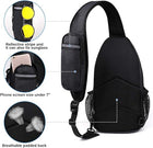 Crossbody Sling Bag with Adjustable Shoulder Strap