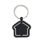 Rotatable Zinc Alloy House Keychain