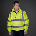 High Visibility Reflective Insulated Winter Jacket MOQ 10pcs