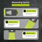Space-Saving Adjustable Measuring Spoon - Dual Head Design