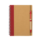Classic Style Kraft Paper Notebook W/Pen