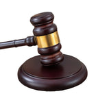 Wooden Gavel And Sound Block