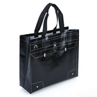 Black Novelty Laminated Non-Woven Shopping Tote