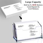 Lightweight Acrylic Business Card Holder For Desk