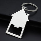 House Shaped Bottle Opener Keychain