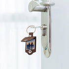 Leather Photo Frame Keychain