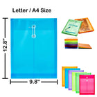 Plastic Poly Envelopes Files Document Folders Letter A4 Size