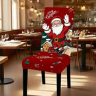 Christmas Dining Chair Cover Dustproof Home Decor
