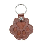 Leather Keychain Pouch for Pet Hair Storage