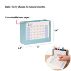 Desktop Business Calendar With Pen Holder And Storage Box