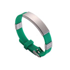 Stainless Steel Silicone Bracelet Wristband Engraved Logo