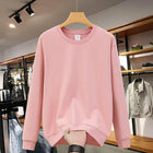 Pure Cotton Loose Round-neck Sweatshirt