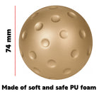 Custom 3" Gold Pickleball Stress Reliever