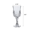 Lismore Goblet Diamond Wine Champagne Glasses