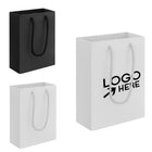 Matte Laminated Euro Tote Bag W/ Macrame Rope Handles