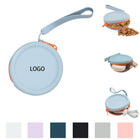 Multifunction Small Round Silicone Coin Purse With Zipper