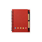 Spiral-Bound Pocket Notebook With Pen Holder