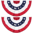 Us Fan-Shaped Bunting Flag