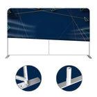 118' x 90' Branded Backdrop with Aluminum Alloy Frame