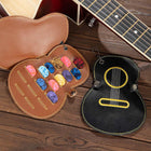 Pu Leather Guitar Pick Storage Bag
