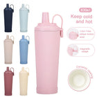 28Oz Ceramic Coated Inner Liner Straw Water Bottle