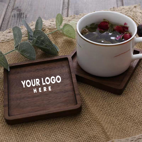 Creative Walnut Square Insulated Coaster