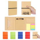 Tri-Fold Notebook with Sticky Notes