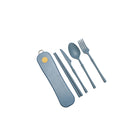 Straw Rotatable Box Cutlery Set