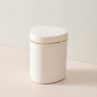 Thickened PP Push-type Pop-up Lid Desktop Trash Can