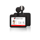 Horizontal Id Holder With Retractable Clip