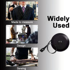 All Black Portable Round Measuring Tape, Retractable Design