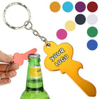 Key Shape Metal Beer Bottle Opener Keychain