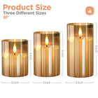 Remote-Controlled Flameless Led Candles With Flame