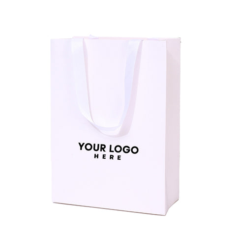 White Cardboard Tote Bag