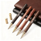 Brass and Sandalwood Solid Wood Metal Ballpoint Pen