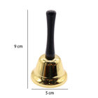Christmas Metal Hand Bell With Wood Handle