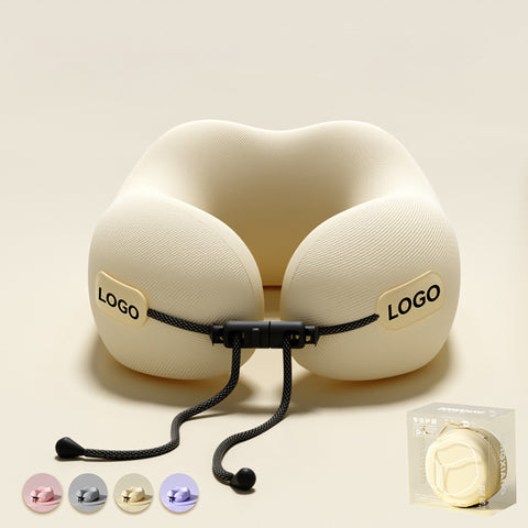 Memory Foam Travel Neck Pillow for Plane Train