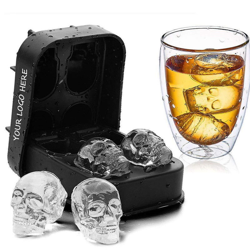 Silicone Skull Ice Cube Tray