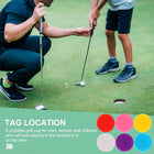 Plastic Round Adhere Golf Ball Position Marker