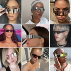Futuristic Rimless UV Sunglasses